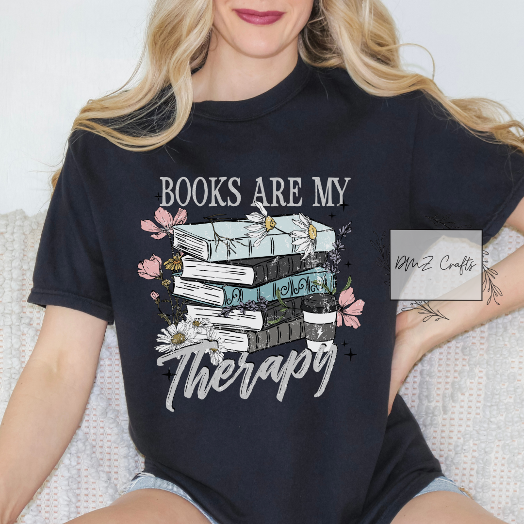 Books are my Therapy T-Shirt