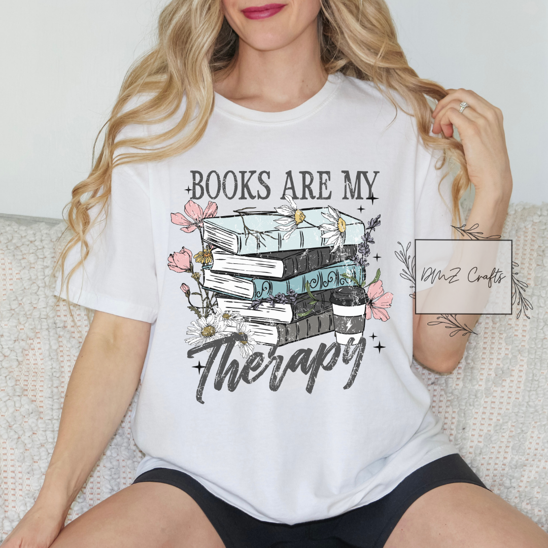 Books are my Therapy T-Shirt