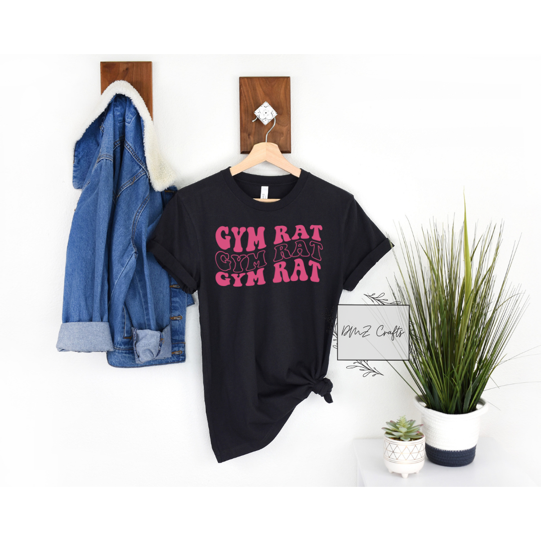 Pink Gym Rat T-Shirt