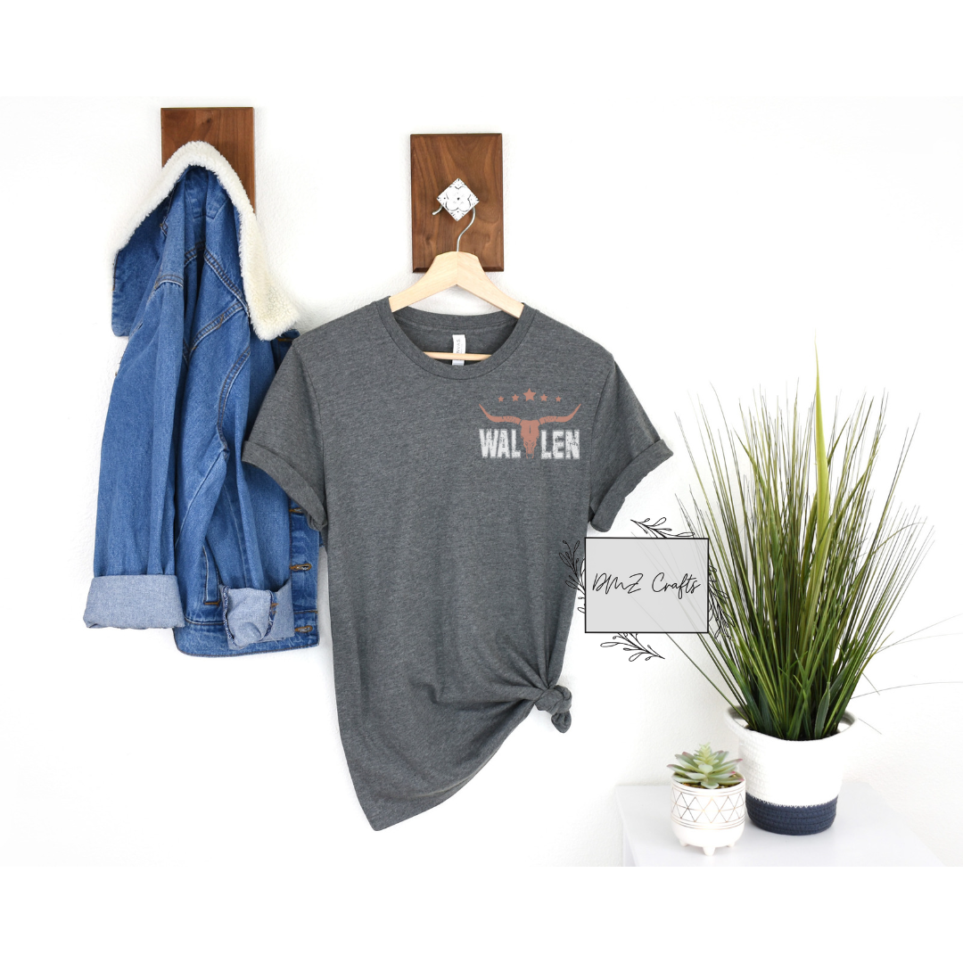 Light Wallen Songs Front & Back T-Shirt