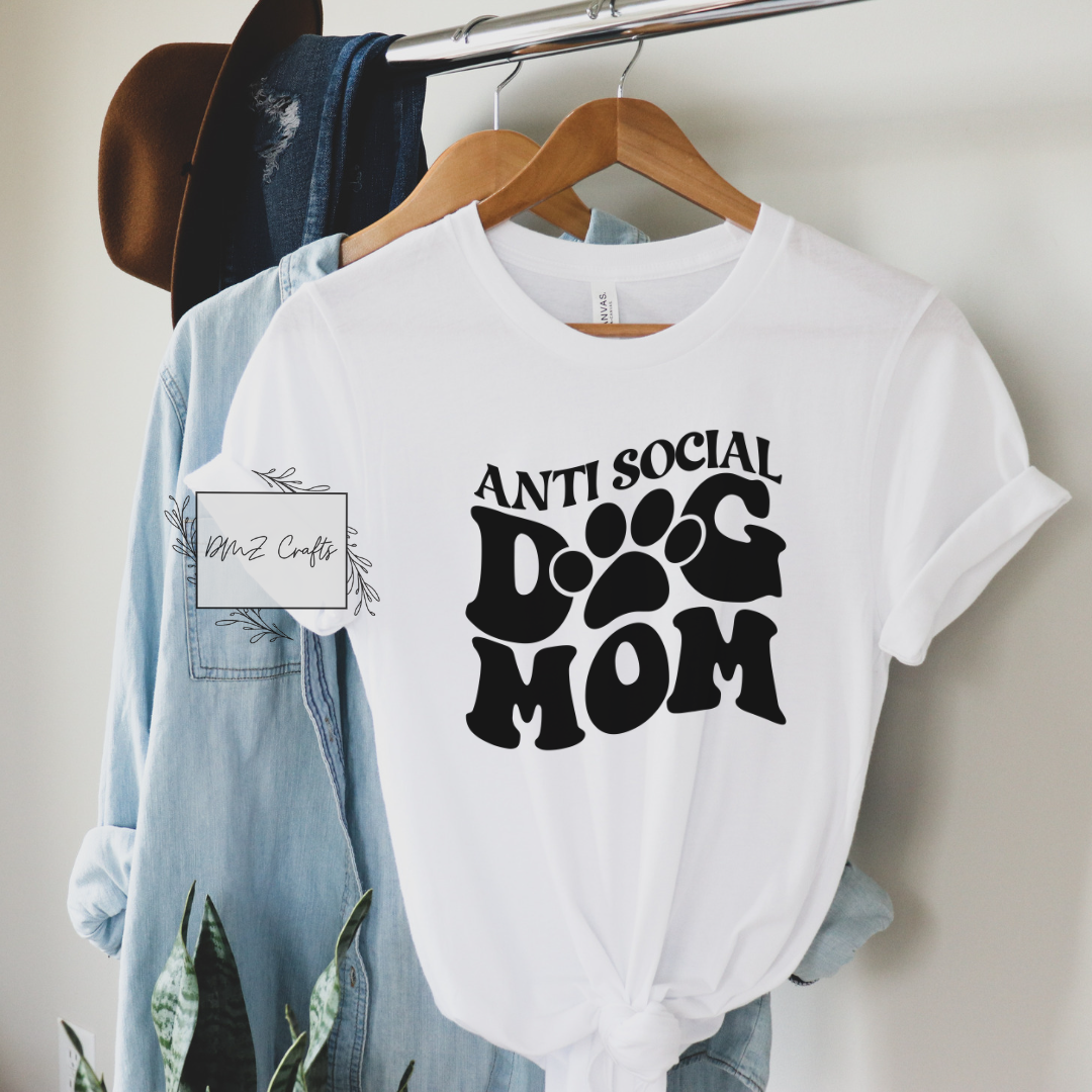 Antisocial Dog Mom T-Shirt