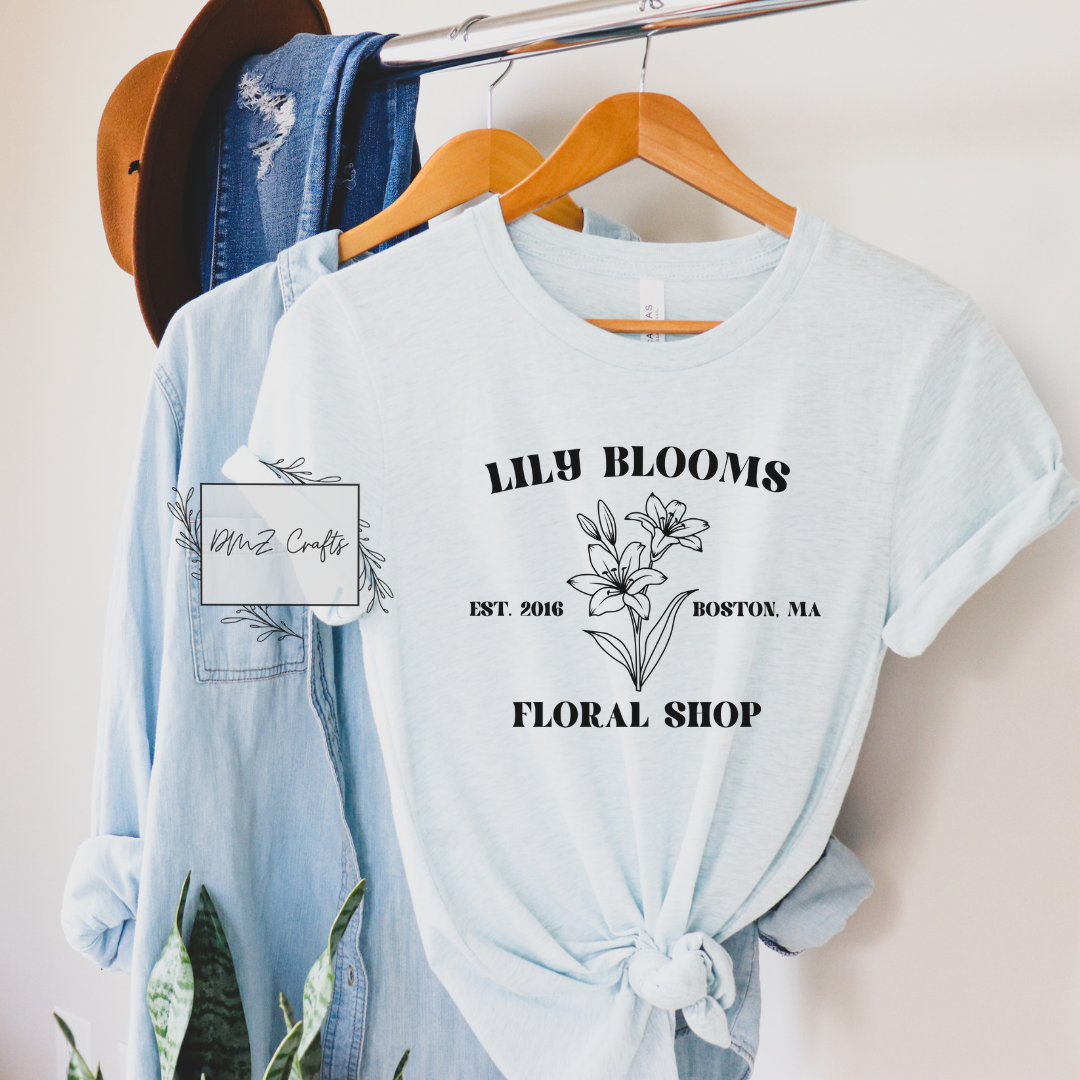 Lily Bloom Floral Shop T-Shirt