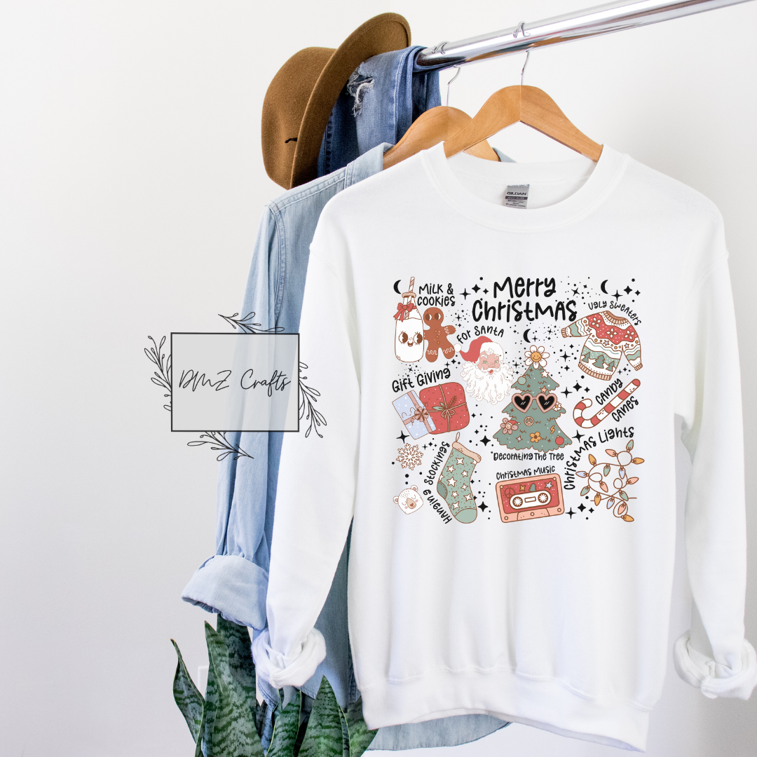 Christmas Collage Sweatshirt