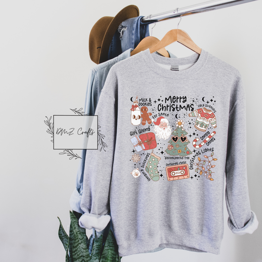 Christmas Collage Sweatshirt