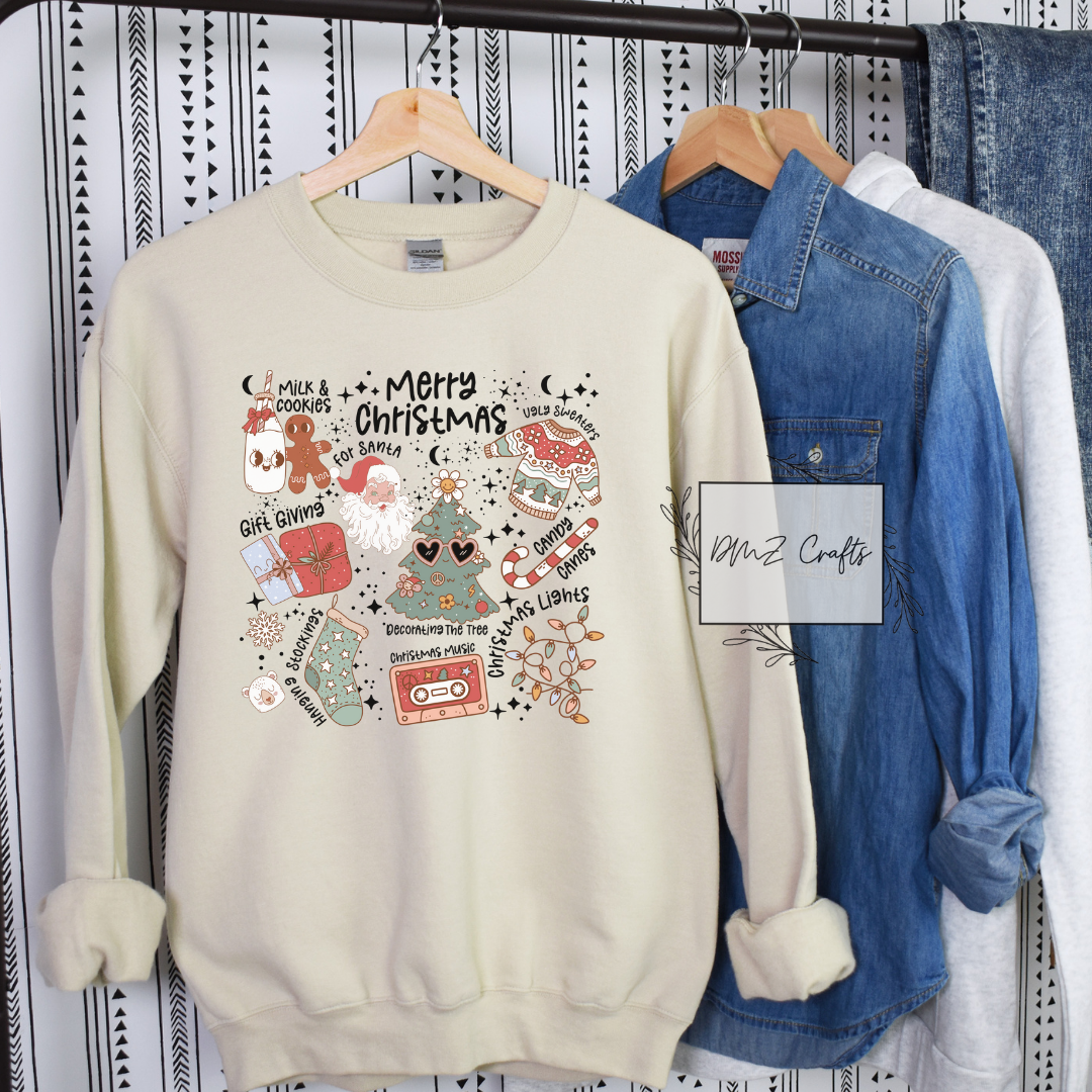 Christmas Collage Sweatshirt