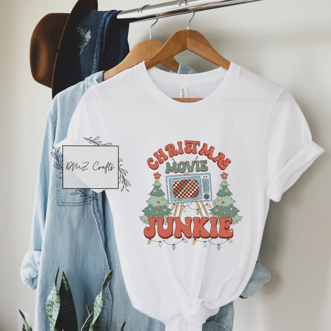 Christmas Movie Junkie T-Shirt