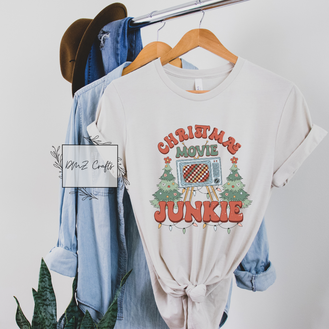 Christmas Movie Junkie T-Shirt