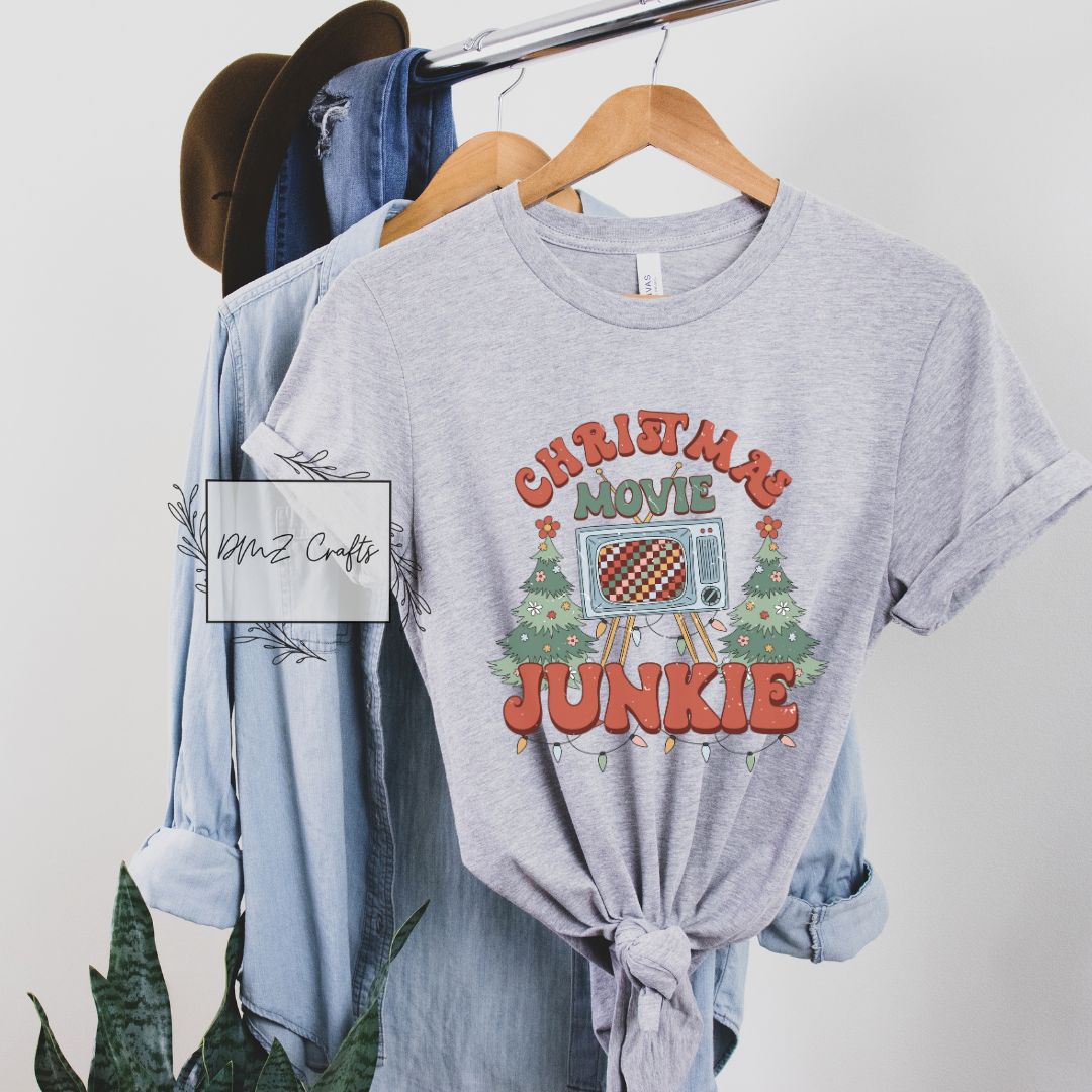 Christmas Movie Junkie T-Shirt