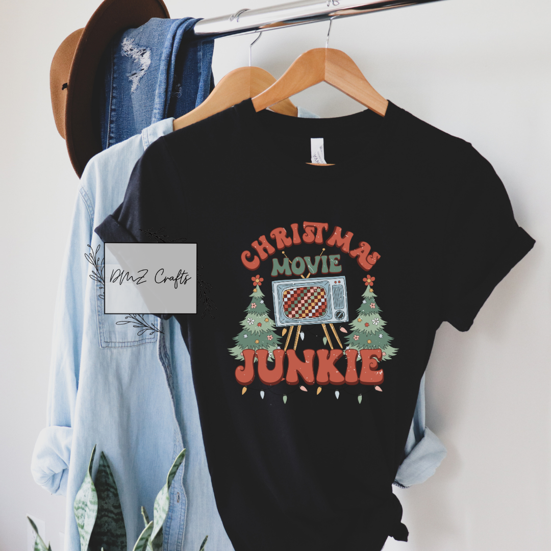 Christmas Movie Junkie T-Shirt