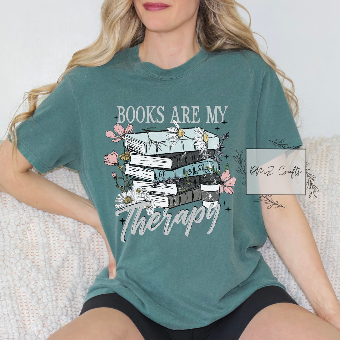 Books are my Therapy T-Shirt