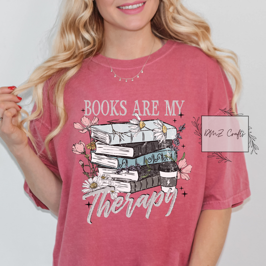 Books are my Therapy T-Shirt