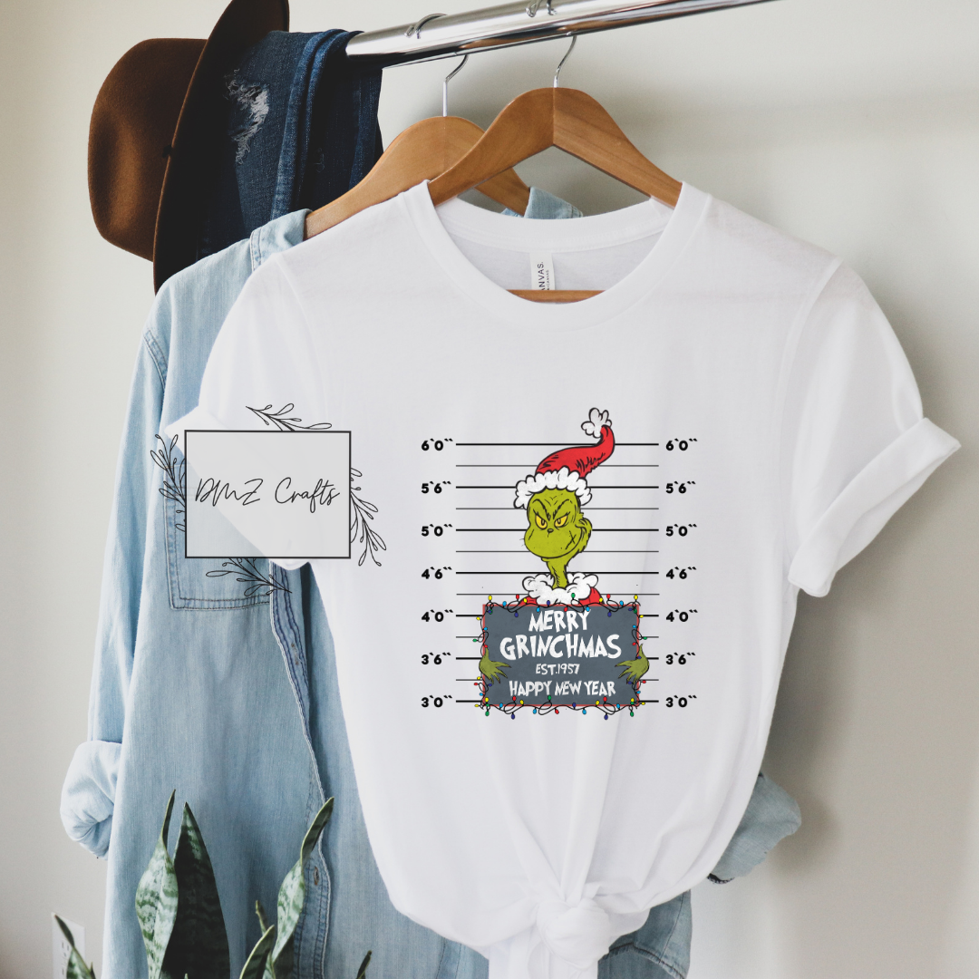 Grinch Mugshot T-Shirt