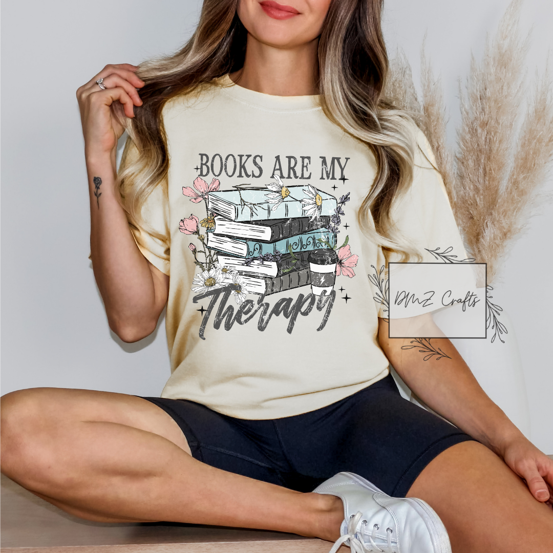 Books are my Therapy T-Shirt