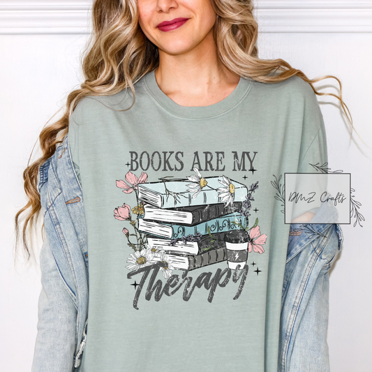 Books are my Therapy T-Shirt