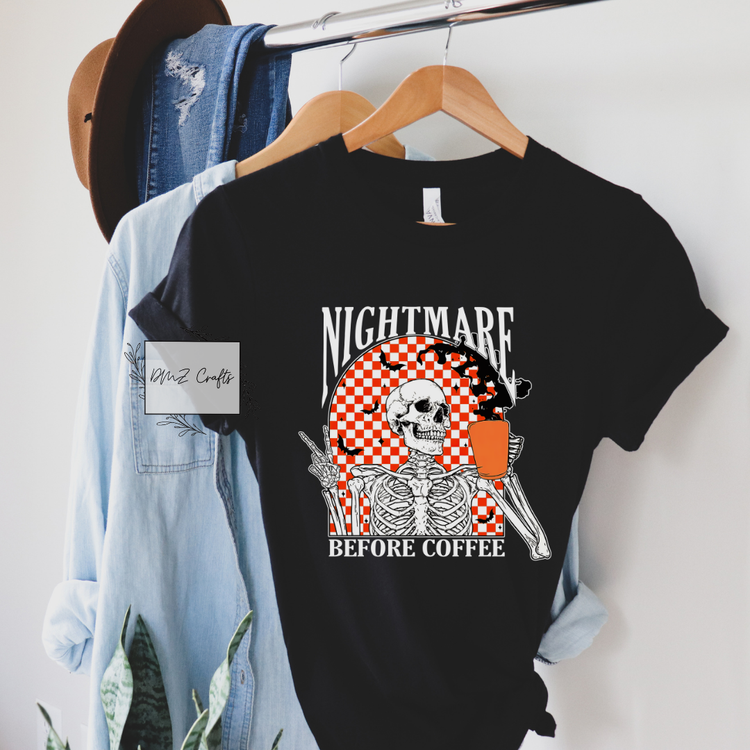 Light Nightmare Before Coffee T-Shirt