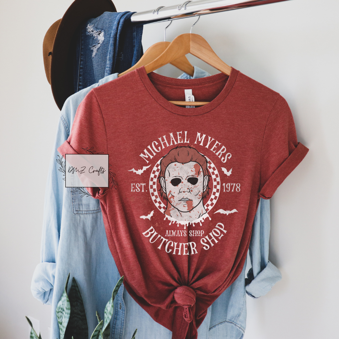 Michael Myers Butcher Shop T-Shirt