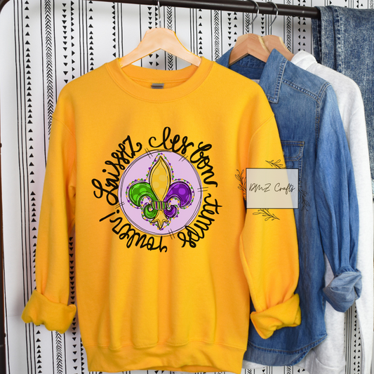 Laissez Les Bons Temps Rouler Sweatshirt