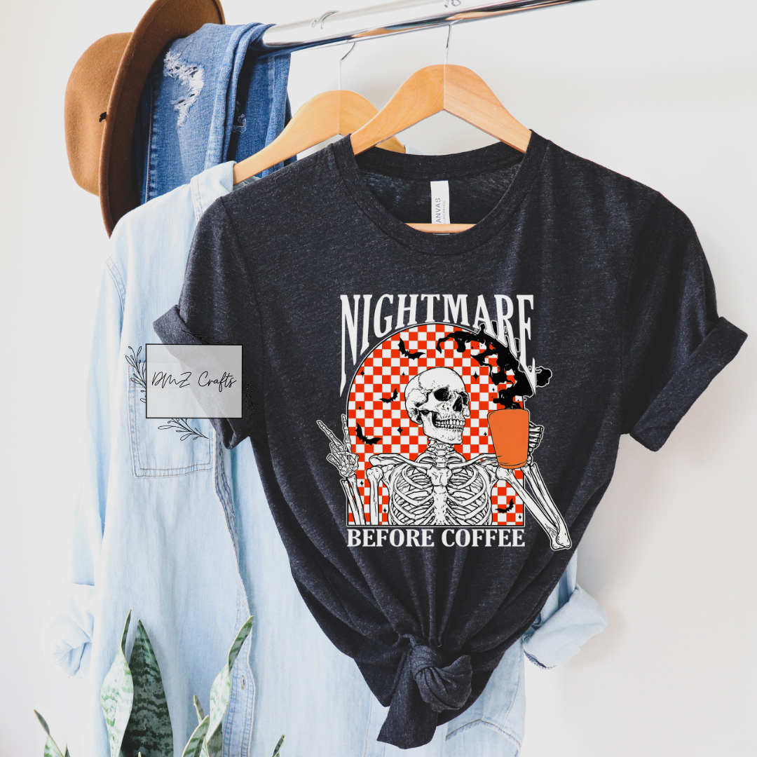 Light Nightmare Before Coffee T-Shirt