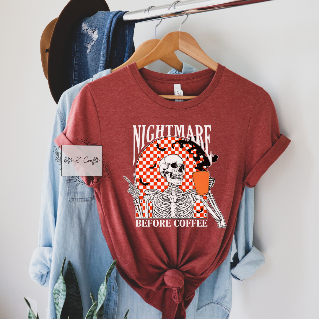 Light Nightmare Before Coffee T-Shirt