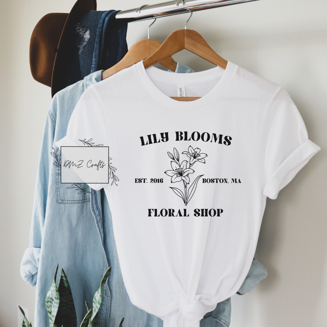 Lily Bloom Floral Shop T-Shirt