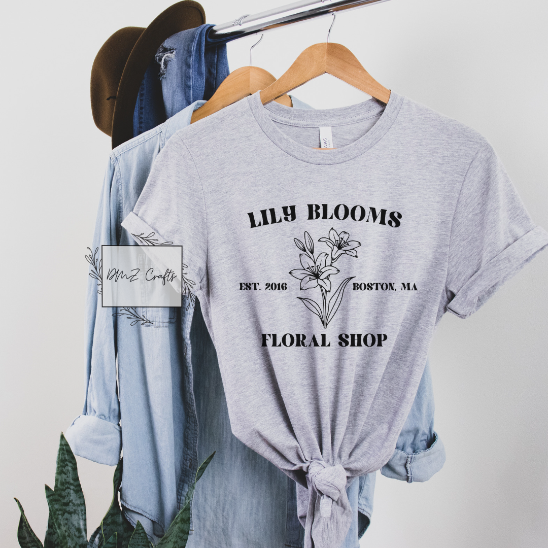 Lily Bloom Floral Shop T-Shirt