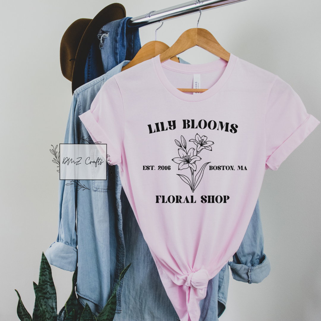 Lily Bloom Floral Shop T-Shirt