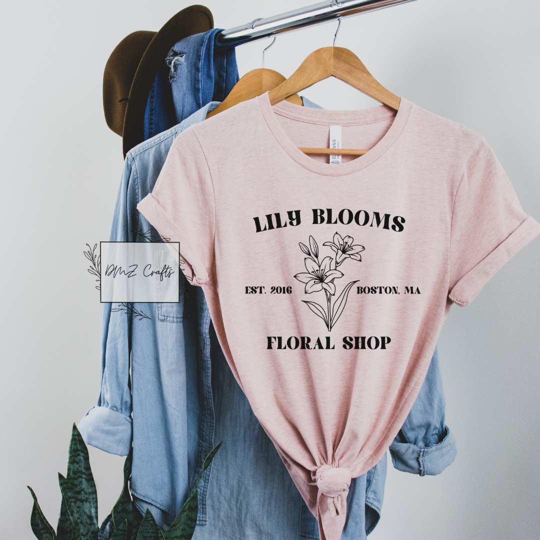 Lily Bloom Floral Shop T-Shirt