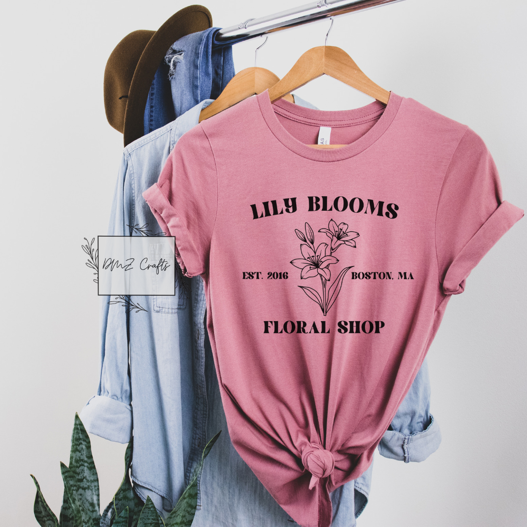 Lily Bloom Floral Shop T-Shirt