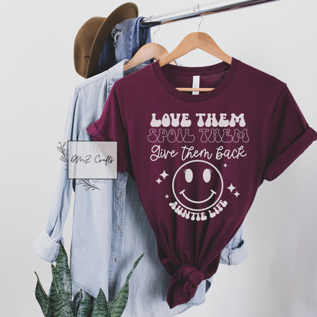 Light Auntie Life T-Shirt