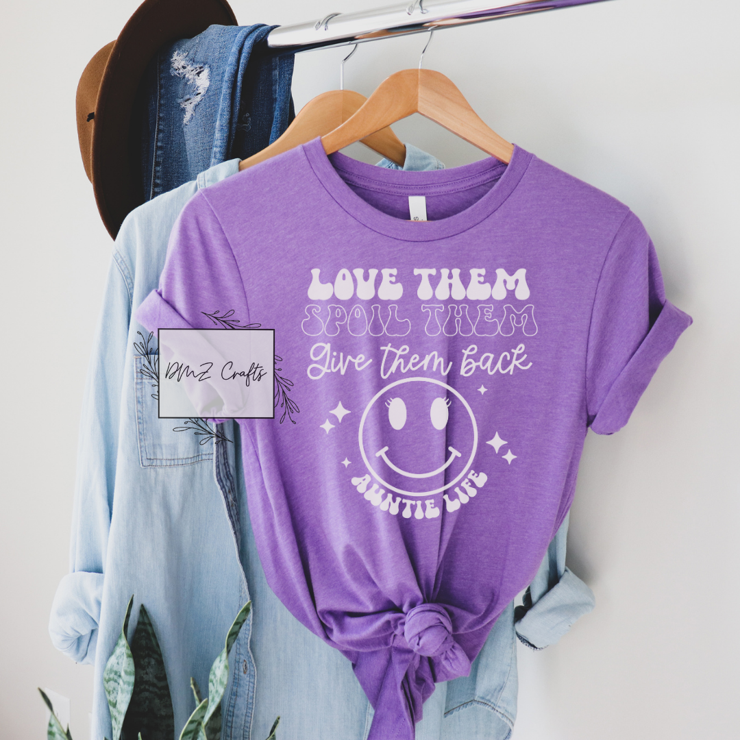Light Auntie Life T-Shirt