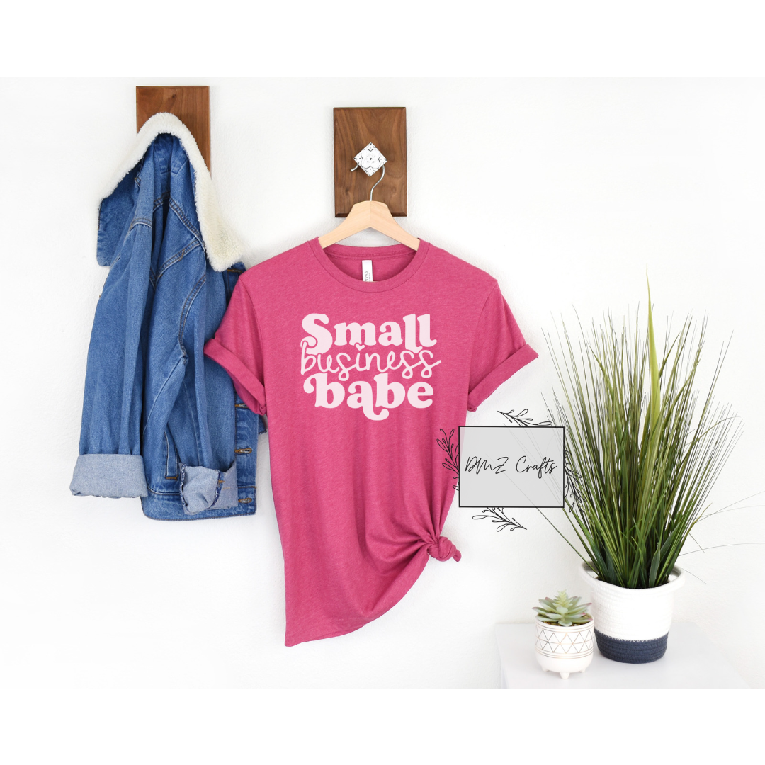 Light Small Business Babe T-Shirt