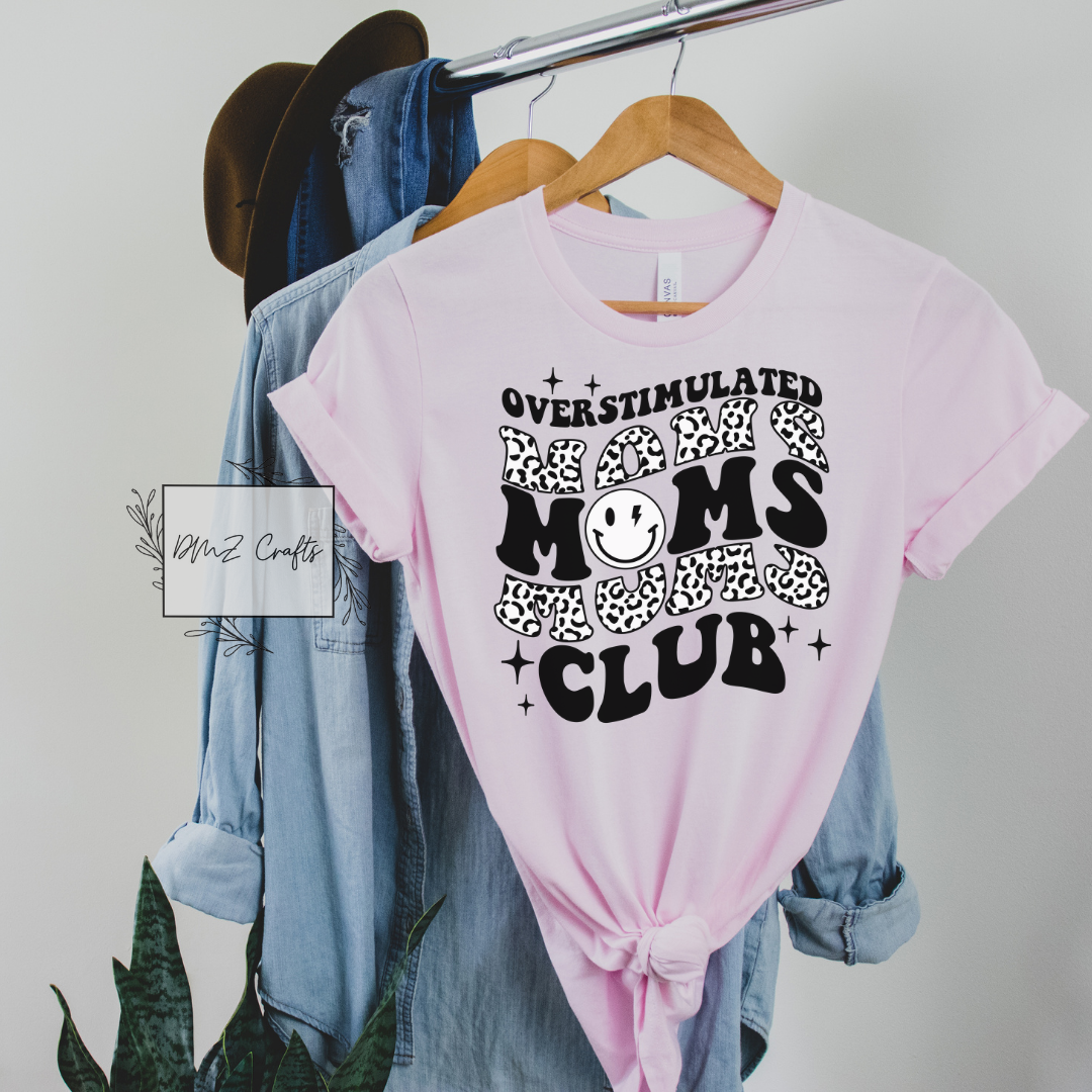 Overstimulated Moms Club T-Shirt