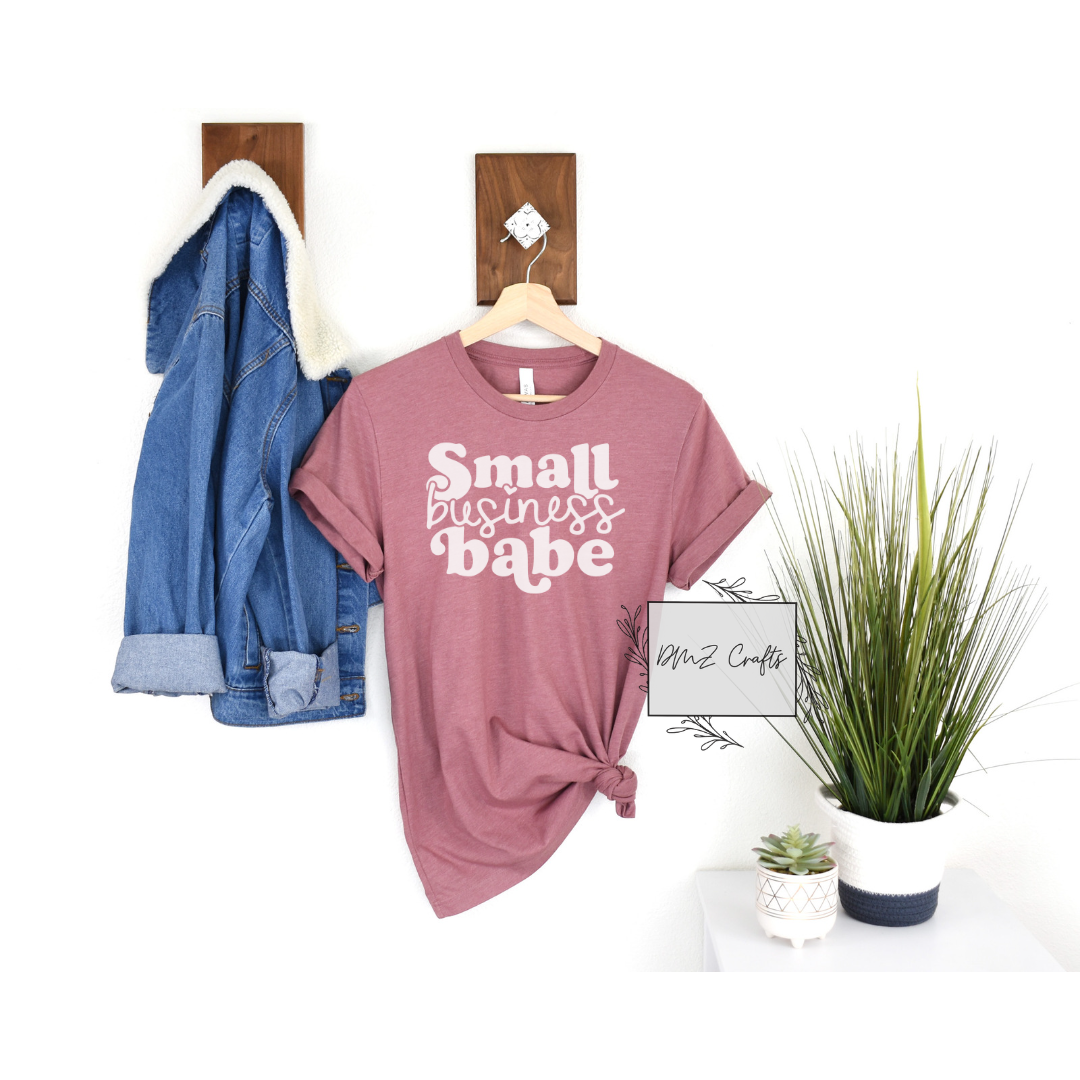 Light Small Business Babe T-Shirt