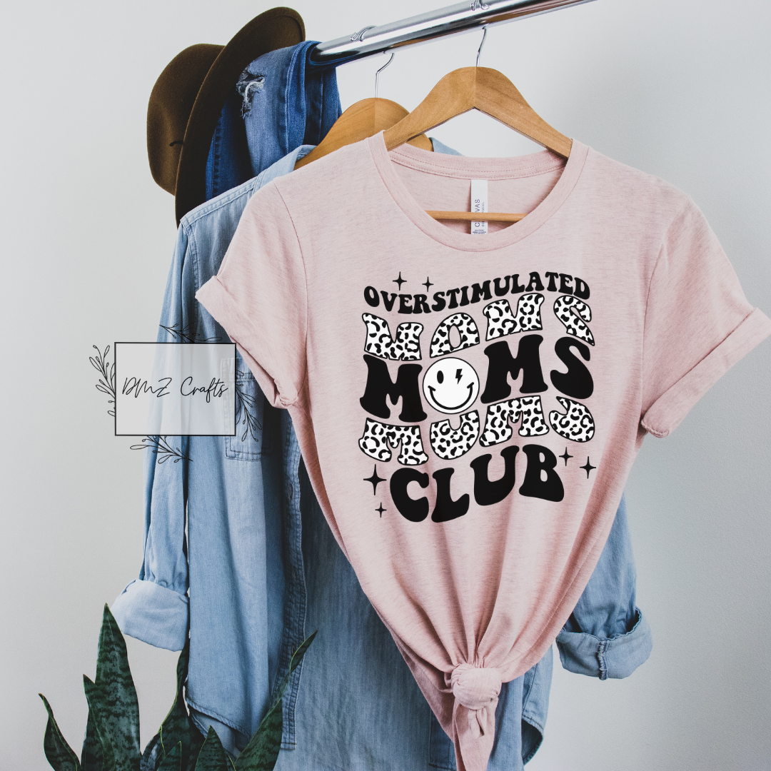 Overstimulated Moms Club T-Shirt