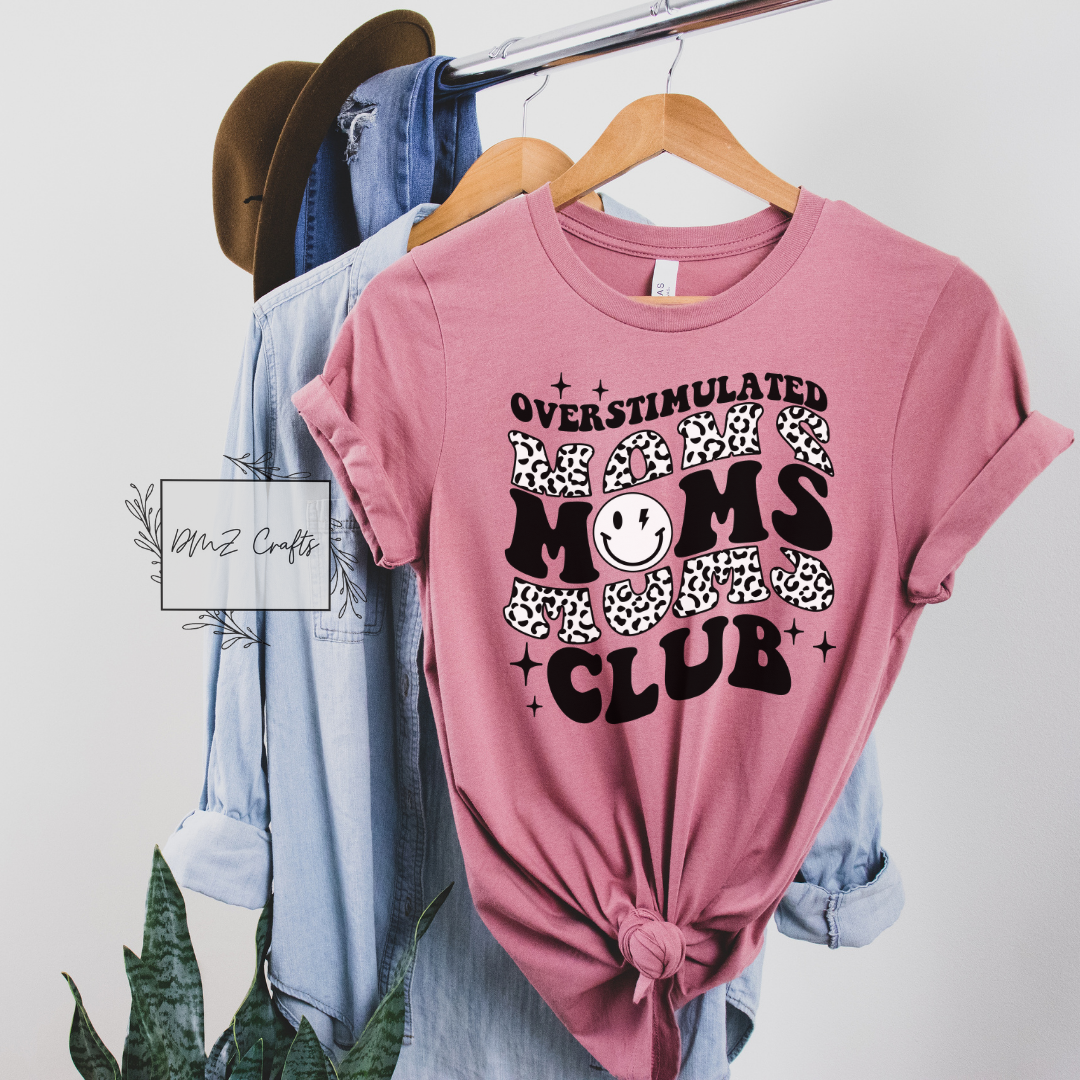 Overstimulated Moms Club T-Shirt