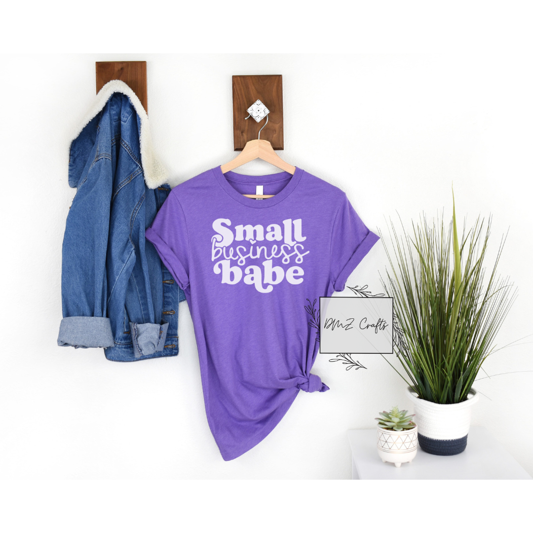 Light Small Business Babe T-Shirt