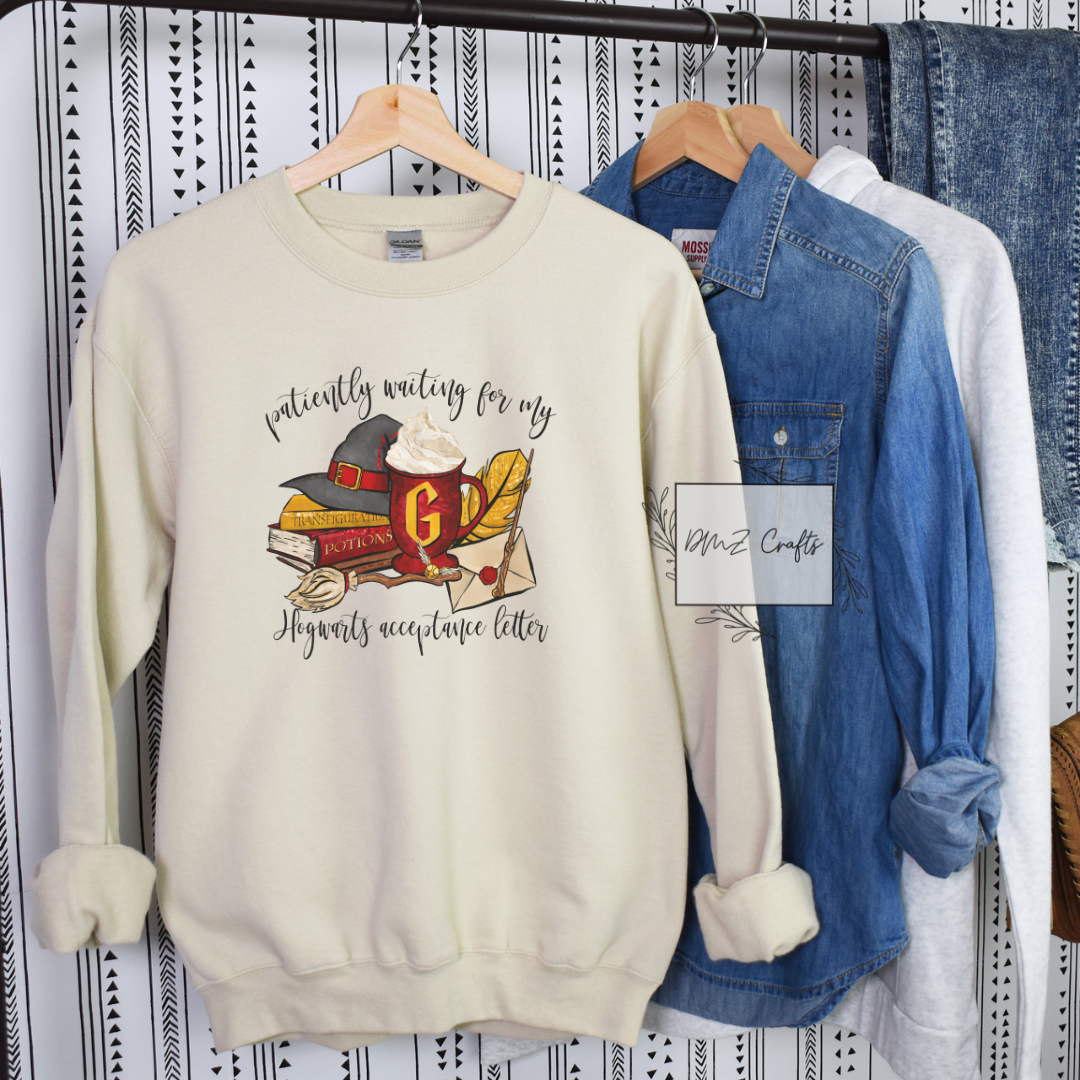 Hogwarts Acceptance Letter Sweatshirt