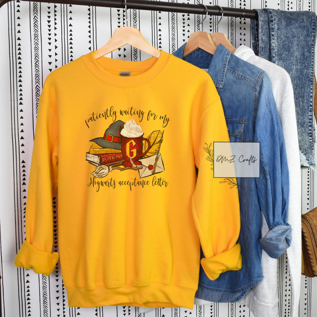 Hogwarts Acceptance Letter Sweatshirt