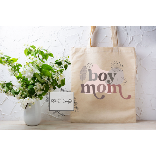 Boy Mom Tote